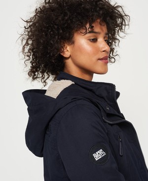 Superdry Boxy Snorkle Hooded SD-Windparka Női Kabát Sötétkék | SRHCV4597